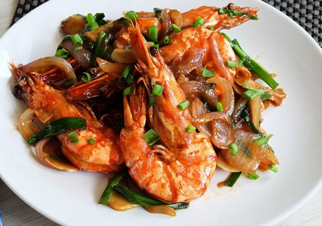 Nawabi Voj Indian Restaurant Stonehaven King Prawn