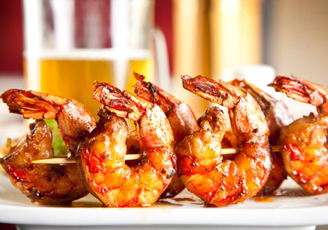 Nawabi Voj Indian Restaurant Stonehaven Tandoori King Prawn Balti